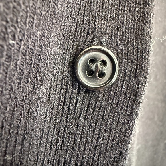 Anne Fontaine Rachel Long Cardigan Sweater Womens Small (36) Wool Blend Black - Picture 5 of 12